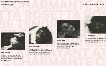 Typography Transition